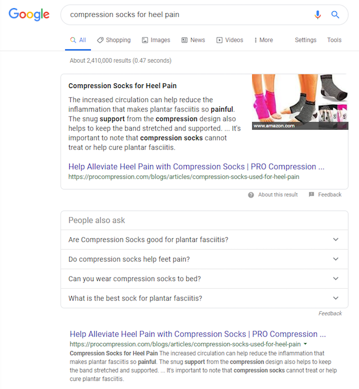 paa featured snippet